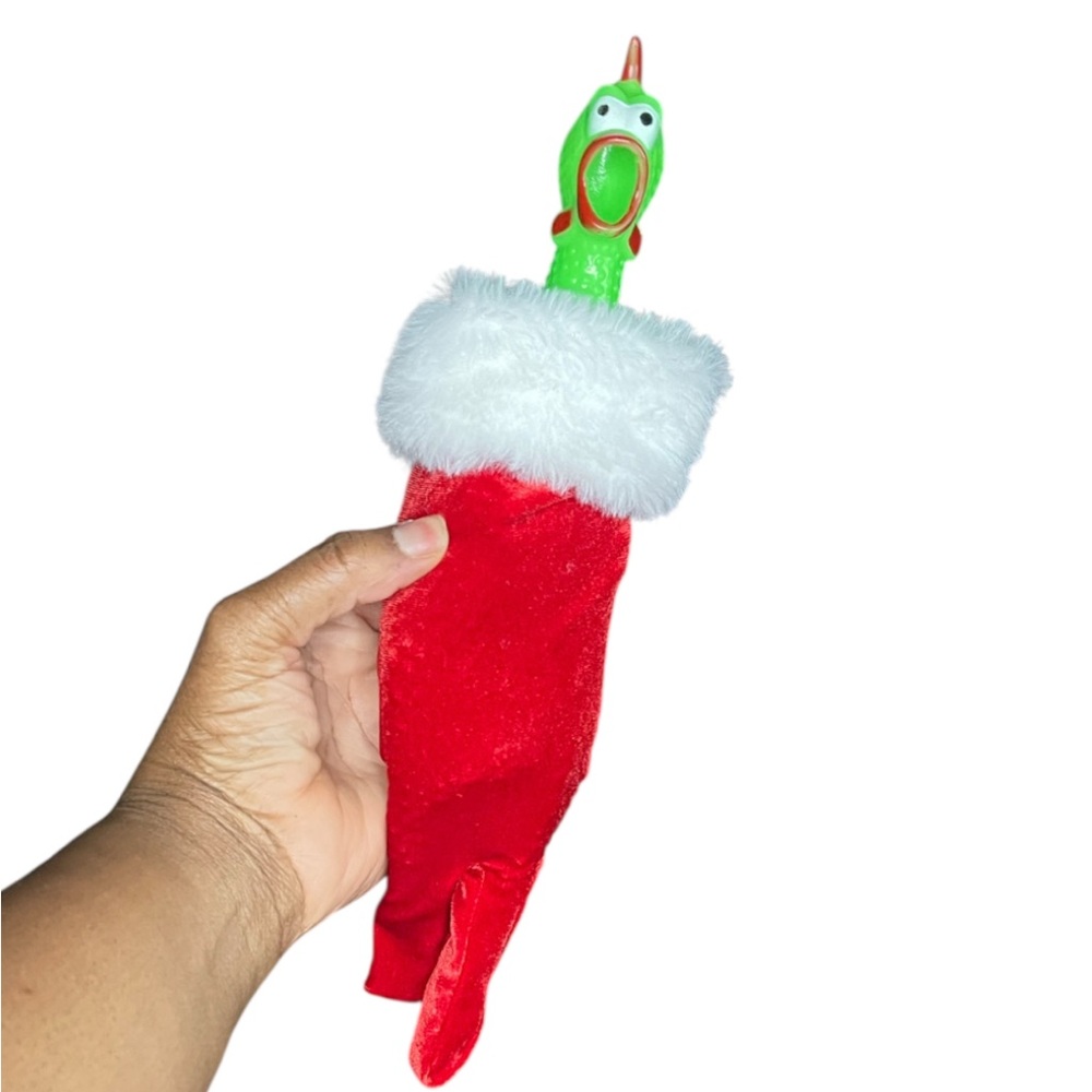 Rubber Chicken Squeeky Toy Outfif not included - Picture 7 of 9
